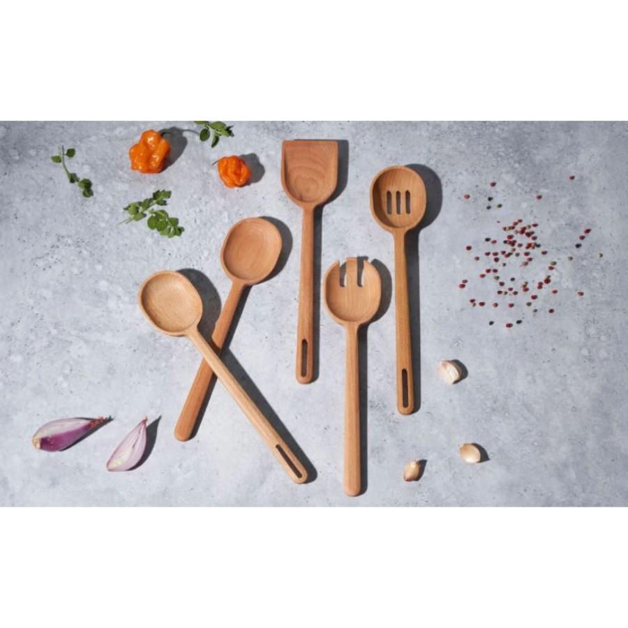 additioanl image for  Le Creuset Sign. Beechwood Serve Spoon 
